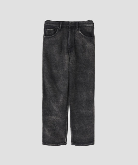 5 POCKET WASHED KNIT PANTS ‐Indigo yarn‐