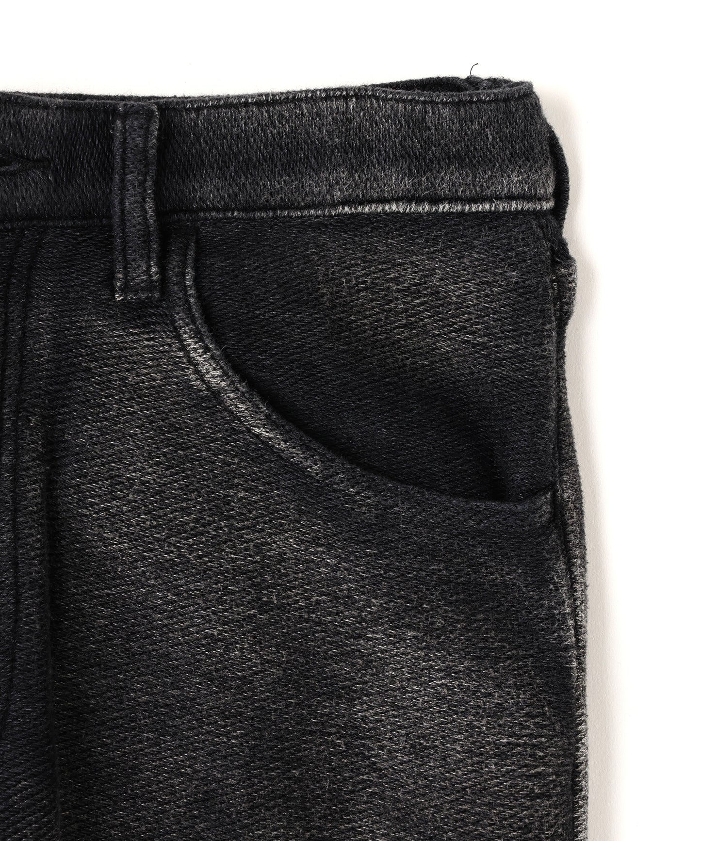 5 POCKET WASHED KNIT PANTS ‐Indigo yarn‐