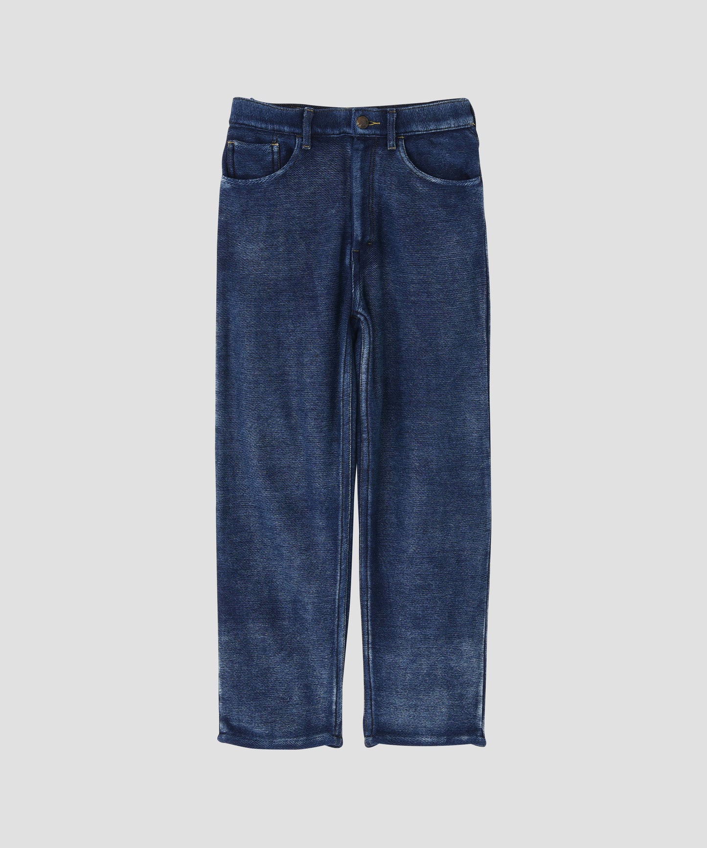 5 POCKET WASHED KNIT PANTS ‐Indigo yarn‐