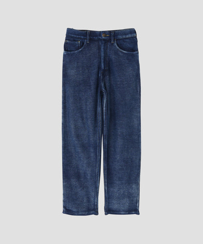 5 POCKET WASHED KNIT PANTS ‐Indigo yarn‐