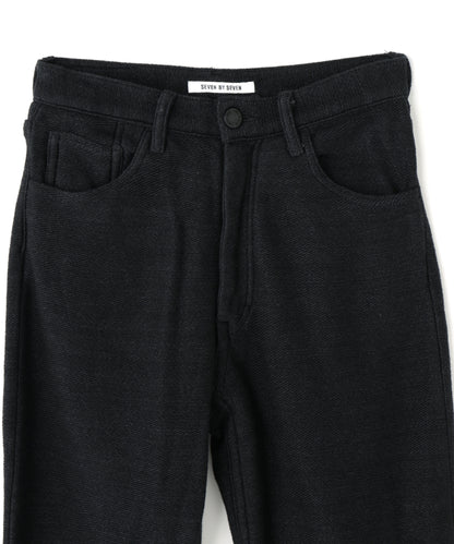 5 POCKET KNIT PANTS ‐Indigo yarn‐