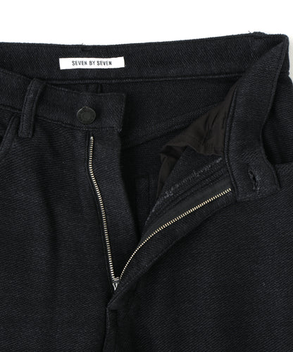 5 POCKET KNIT PANTS ‐Indigo yarn‐