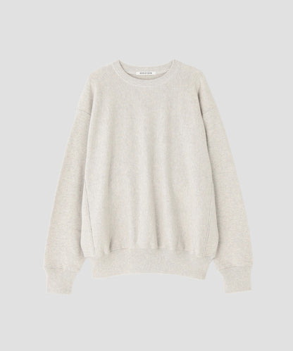 CREW NECK KNIT SWEAT SHIRTS ‐Tight tension Cotton‐