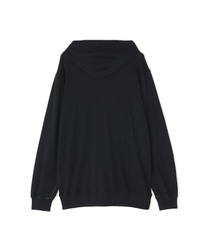DOUBLE FACE FULL ZIP KNIT HOODIE ‐Jersey/Thermal‐