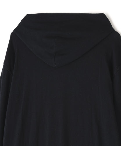 DOUBLE FACE FULL ZIP KNIT HOODIE ‐Jersey/Thermal‐