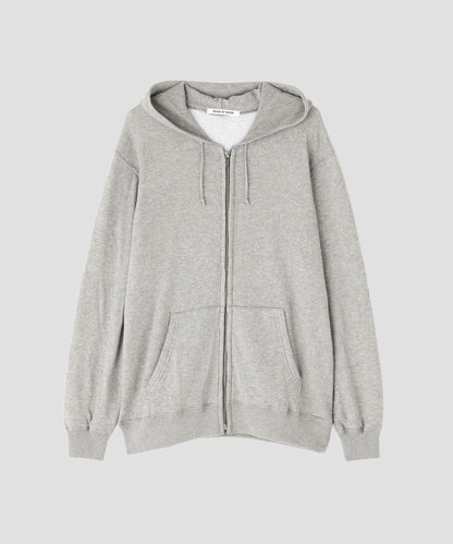 DOUBLE FACE FULL ZIP KNIT HOODIE ‐Jersey/Thermal‐