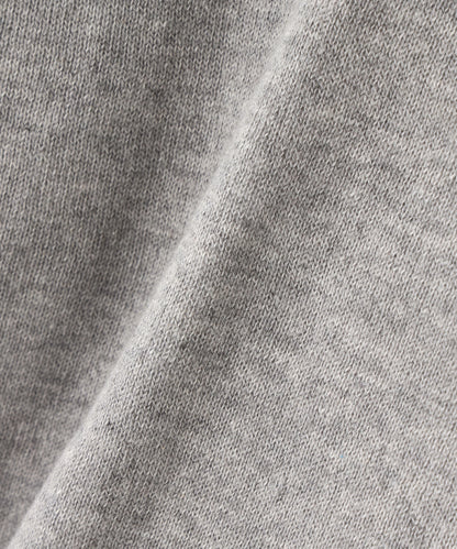 DOUBLE FACE FULL ZIP KNIT HOODIE ‐Jersey/Thermal‐