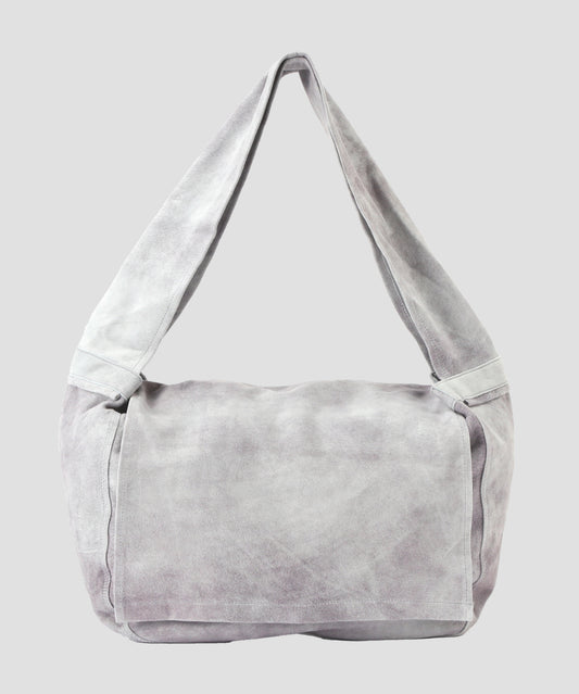 LEATHER SHOULDER BAG ‐ Goat suede Antique finish ‐