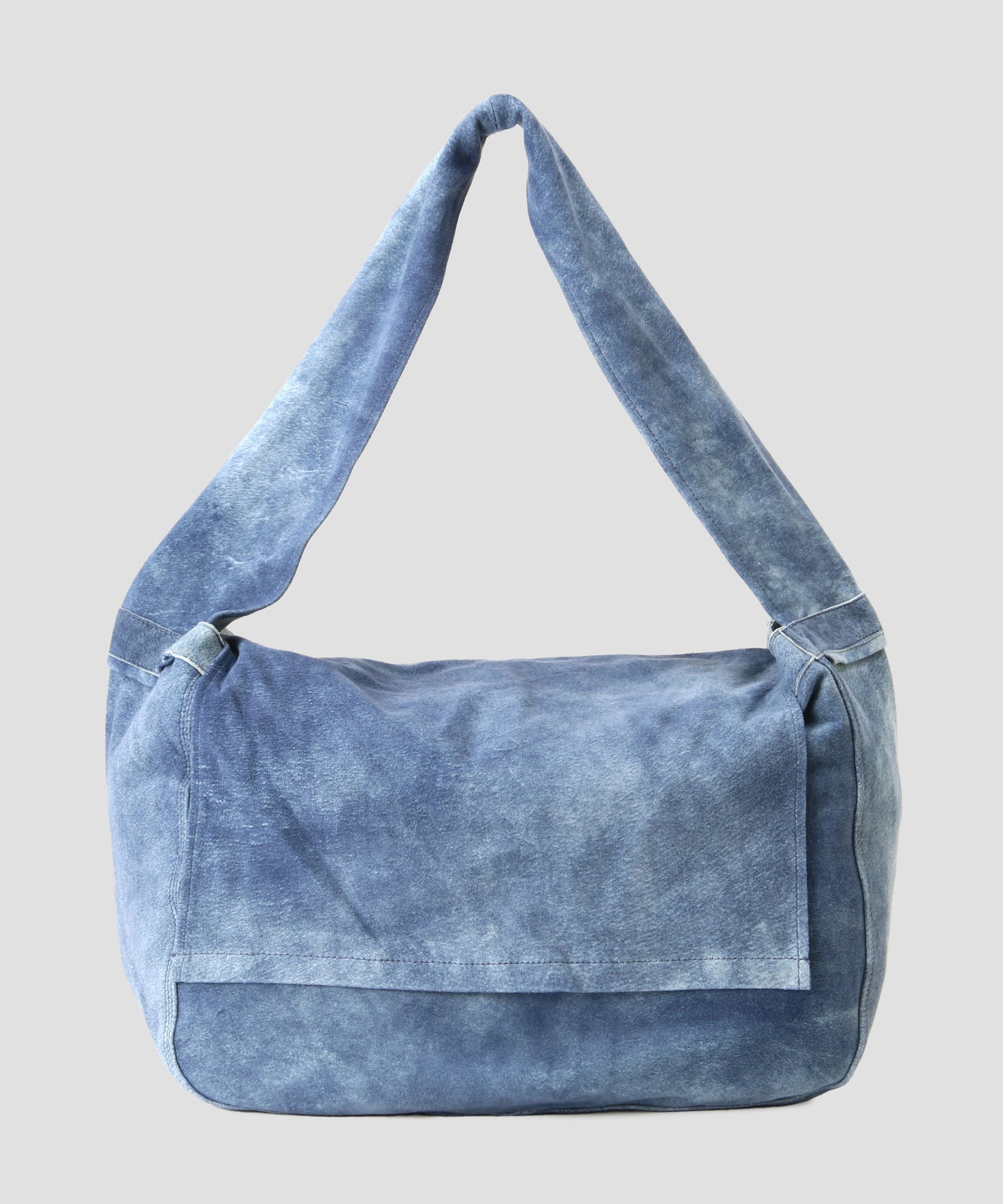 LEATHER SHOULDER BAG ‐ Goat suede Antique finish ‐