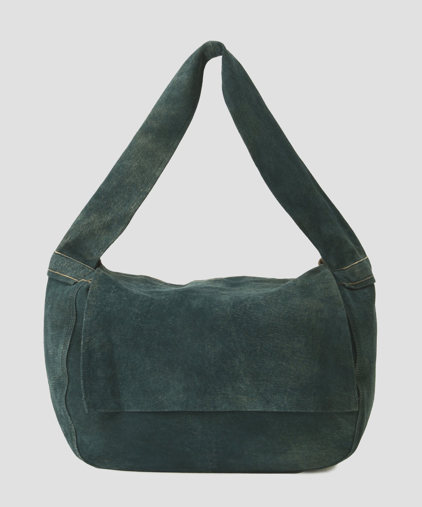 LEATHER SHOULDER BAG ‐ Goat suede Antique finish ‐