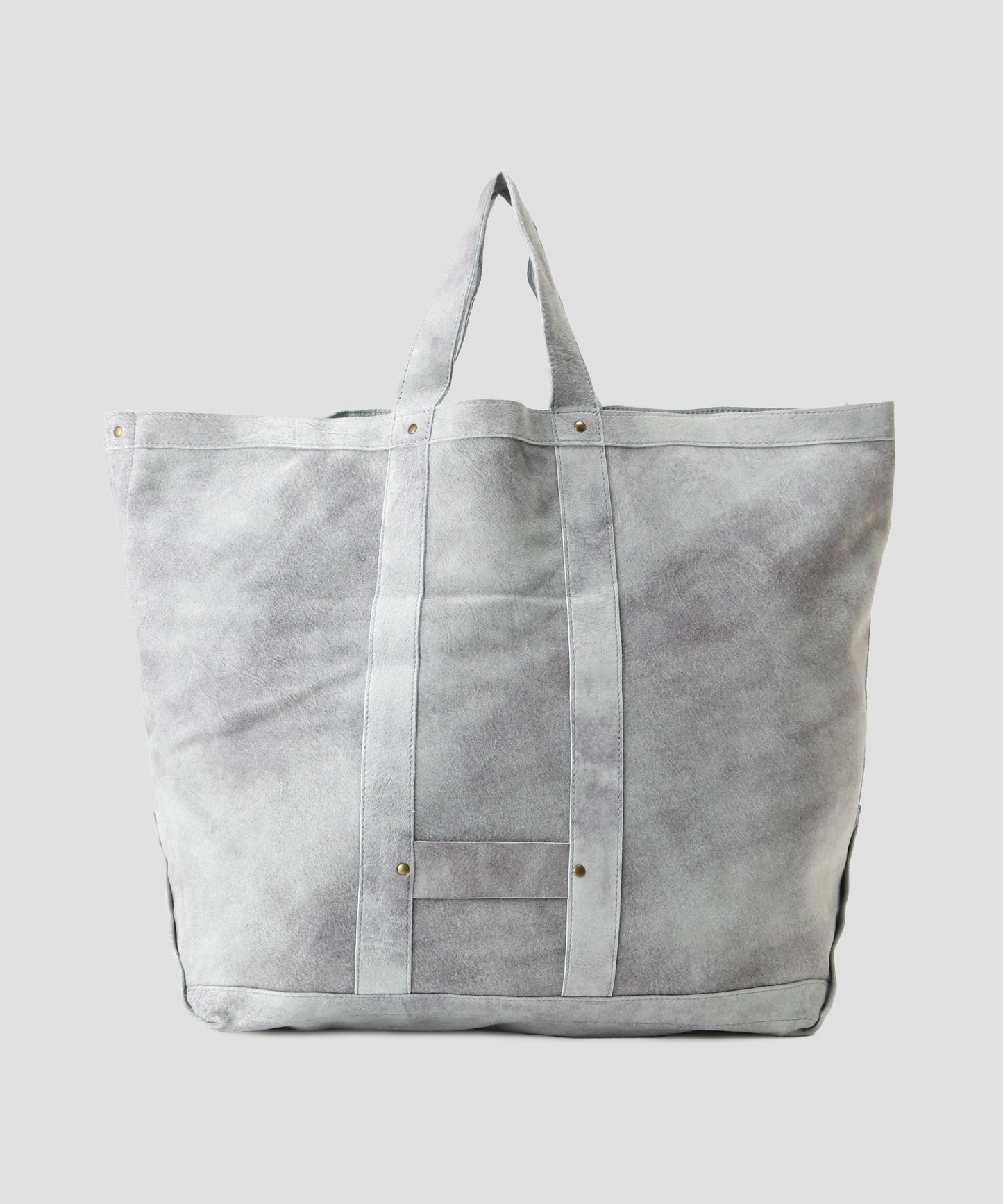 LEATHER TOTE BAG ‐Goat suede Antique finish‐