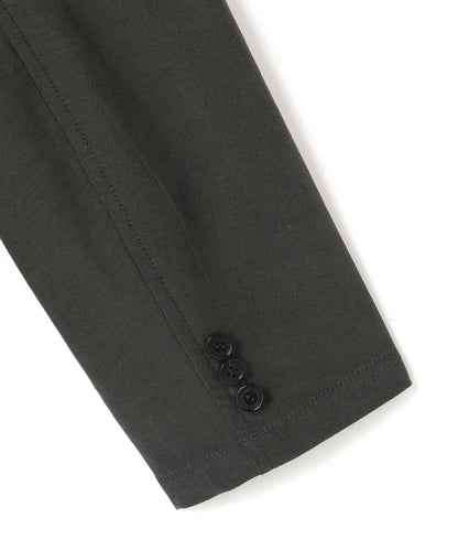 IRREGULAR DOUBLE BREASTED TAILORED JACKET ‐Double Face Cotton Silk‐