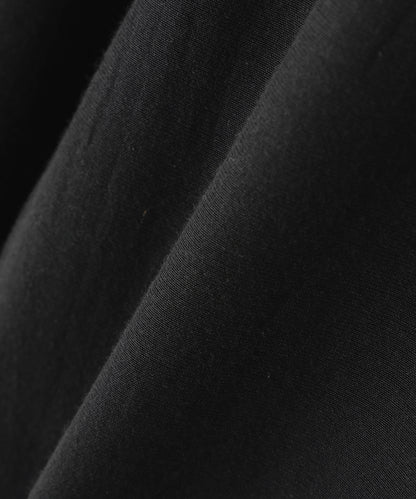 IRREGULAR DOUBLE BREASTED TAILORED JACKET ‐Double Face Cotton Silk‐