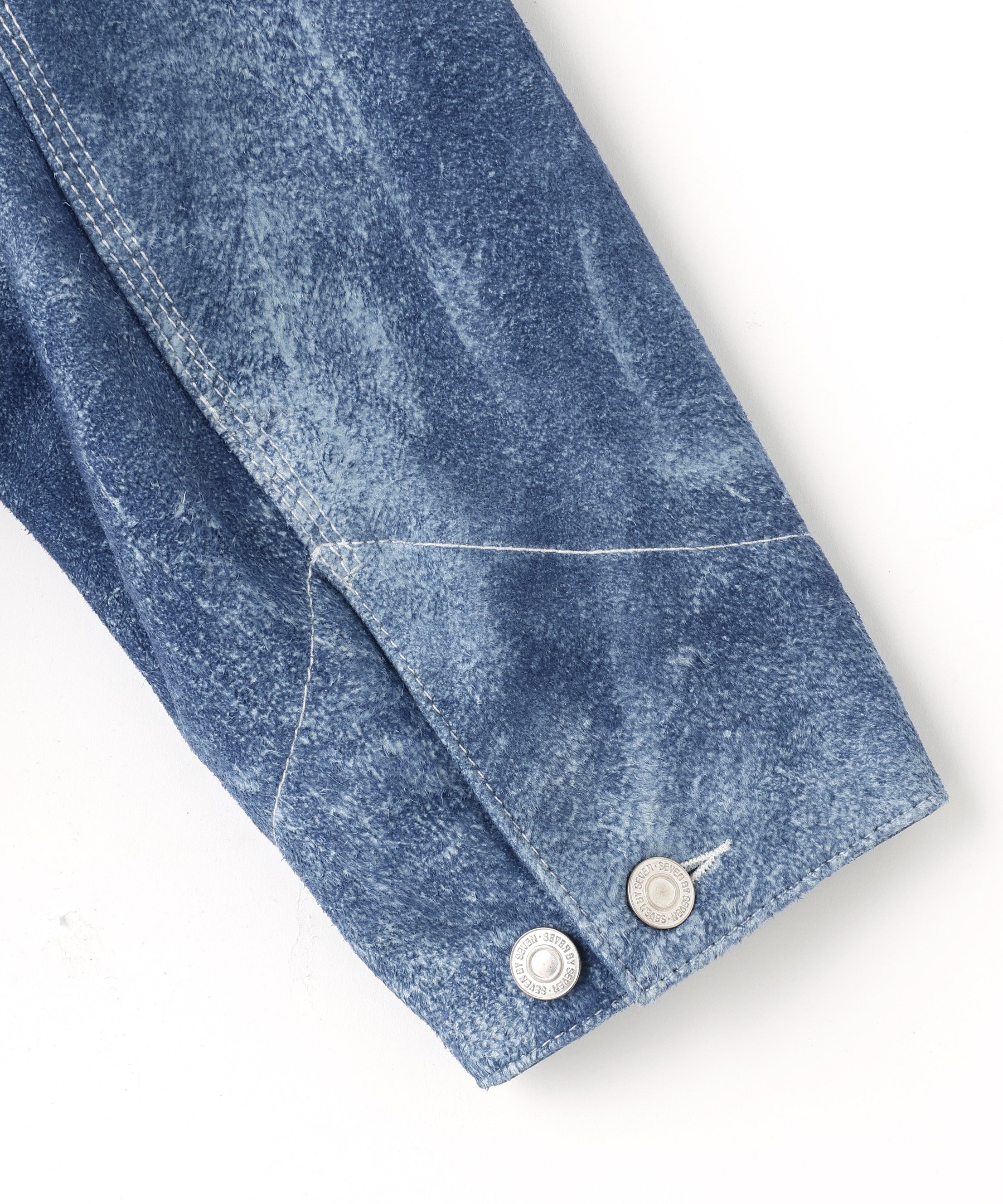 LEATHER COVERALL JACKET ‐Goat suede Antique finish‐ | SEVEN BY SEVEN