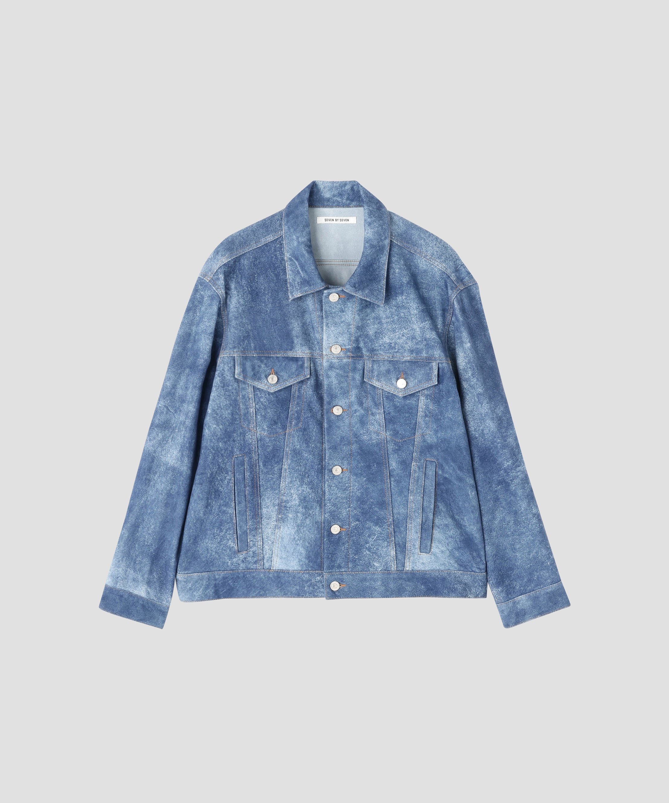 LEATHER TRACKER JACKET ‐Goat suede Antique finish‐ | SEVEN BY SEVEN