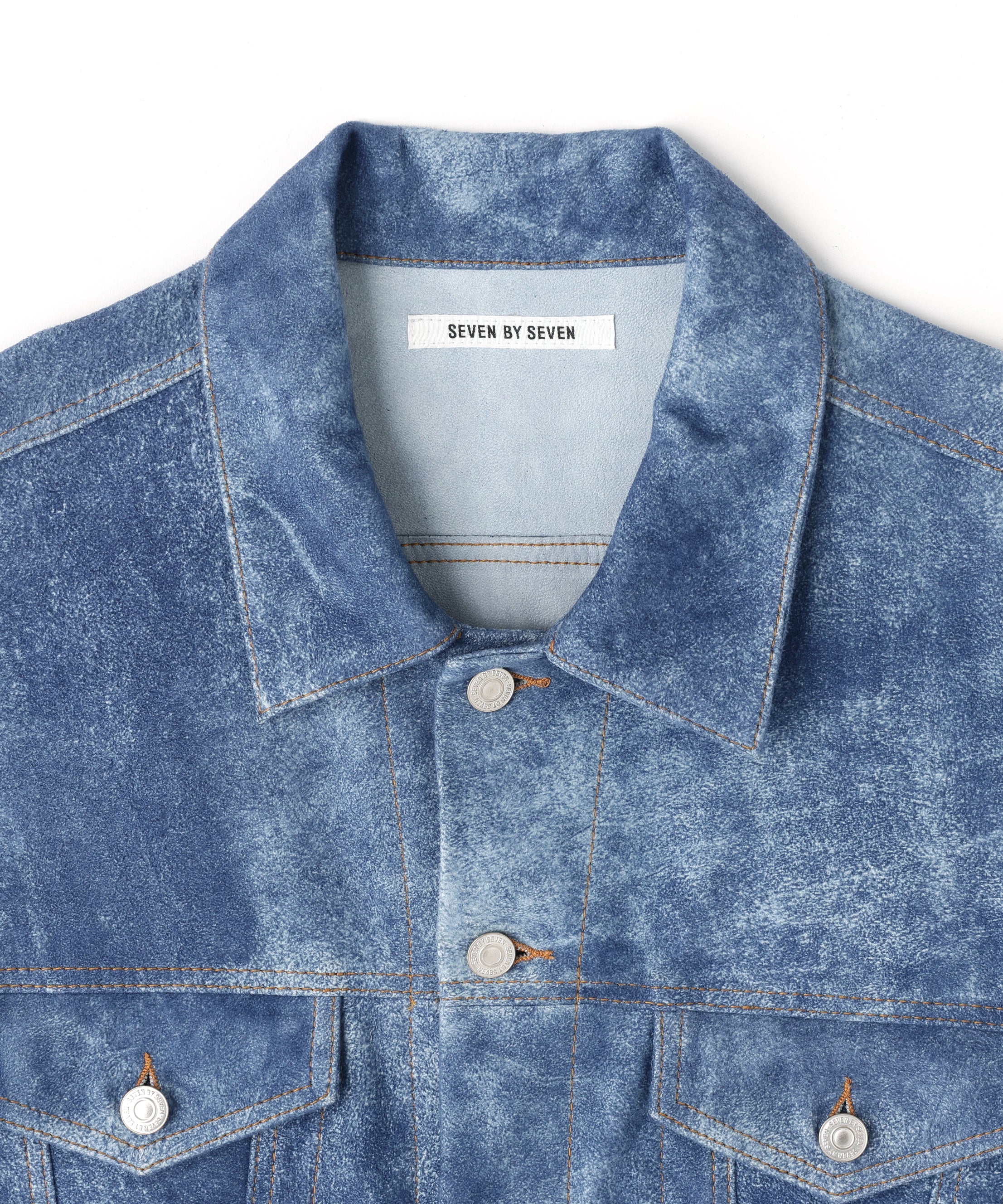 LEATHER TRACKER JACKET ‐Goat suede Antique finish‐ | SEVEN BY SEVEN