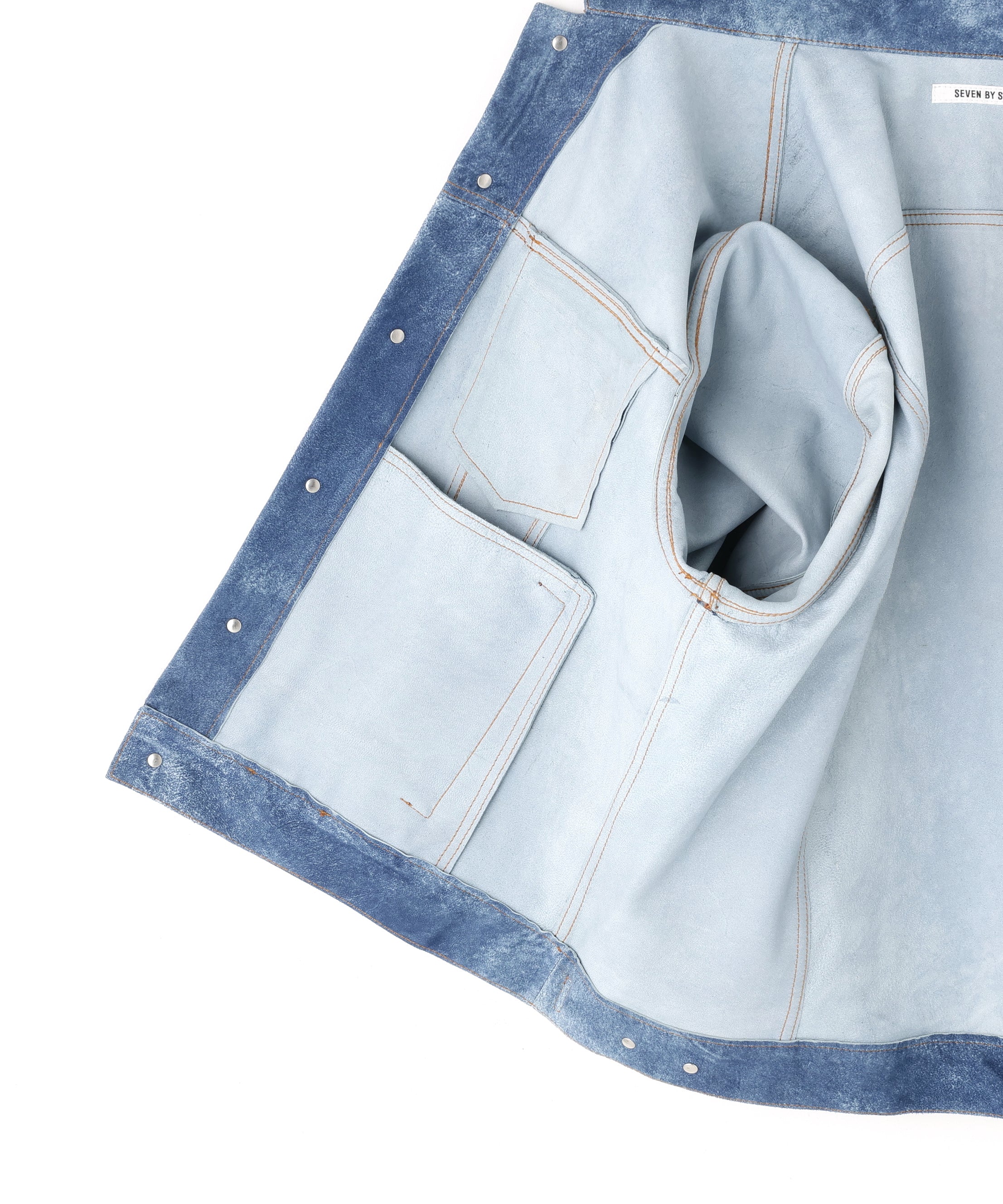 LEATHER TRACKER JACKET ‐Goat suede Antique finish‐ | SEVEN BY SEVEN