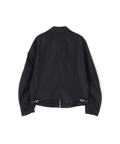 RIDERS JACKET ‐High density Wool Silk‐