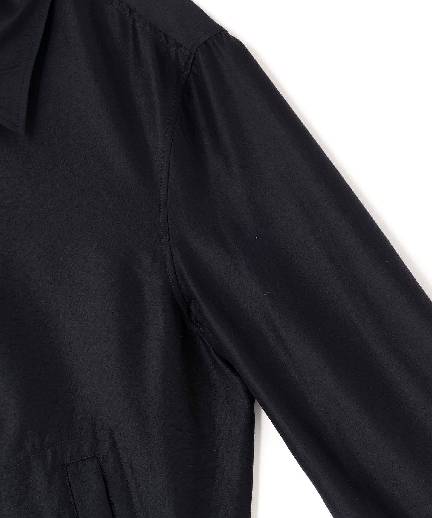 RIDERS JACKET ‐High density Wool Silk‐