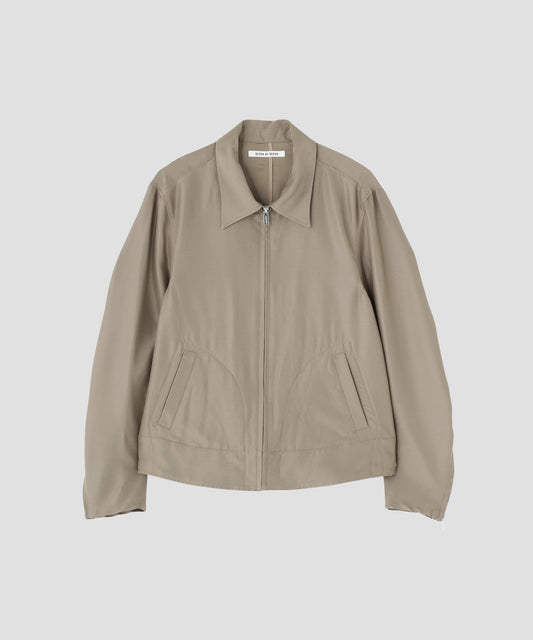 RIDERS JACKET ‐High density Wool Silk‐