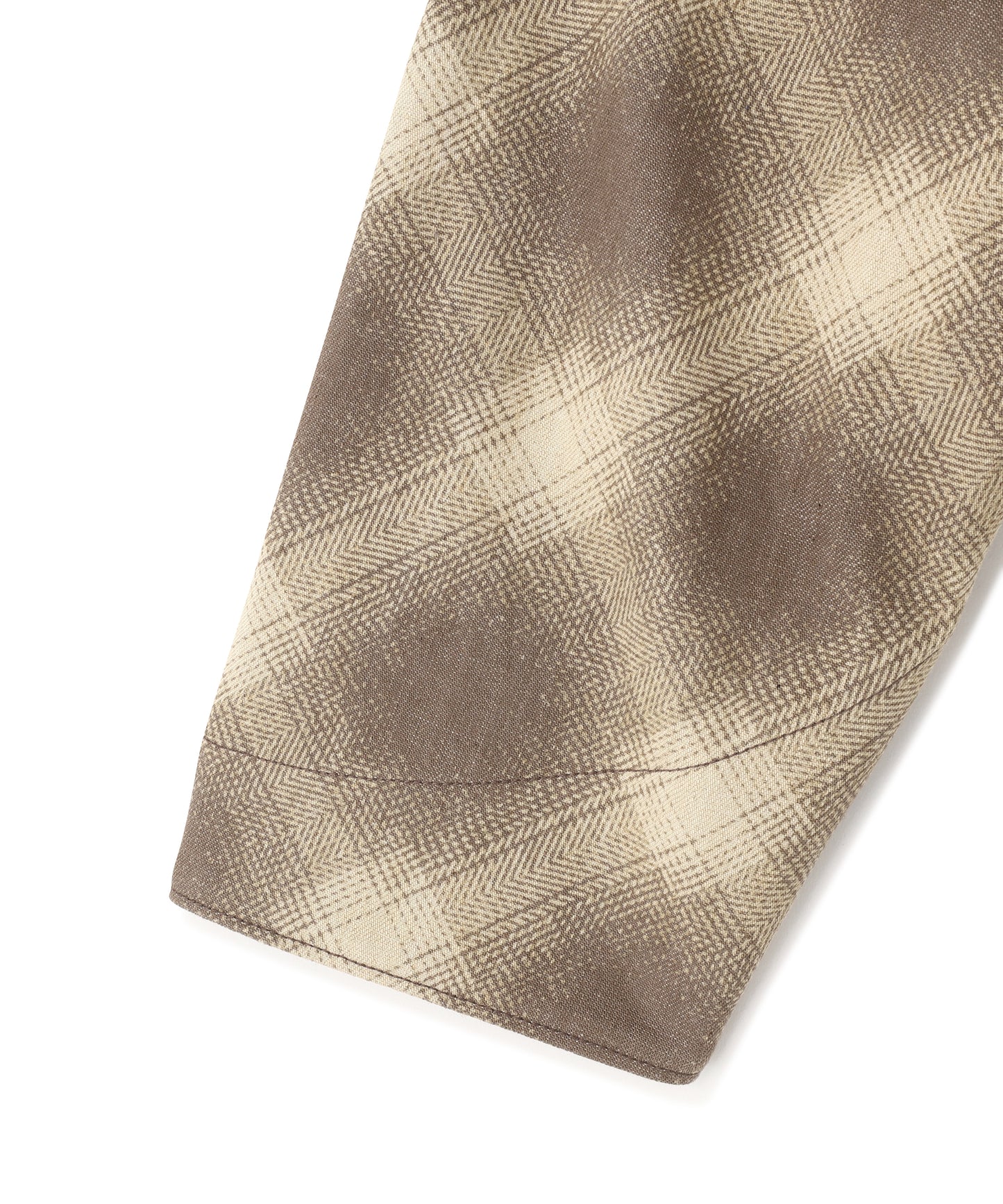 OMBRE CHECK DETROIT JACKET ‐Discharge printing‐