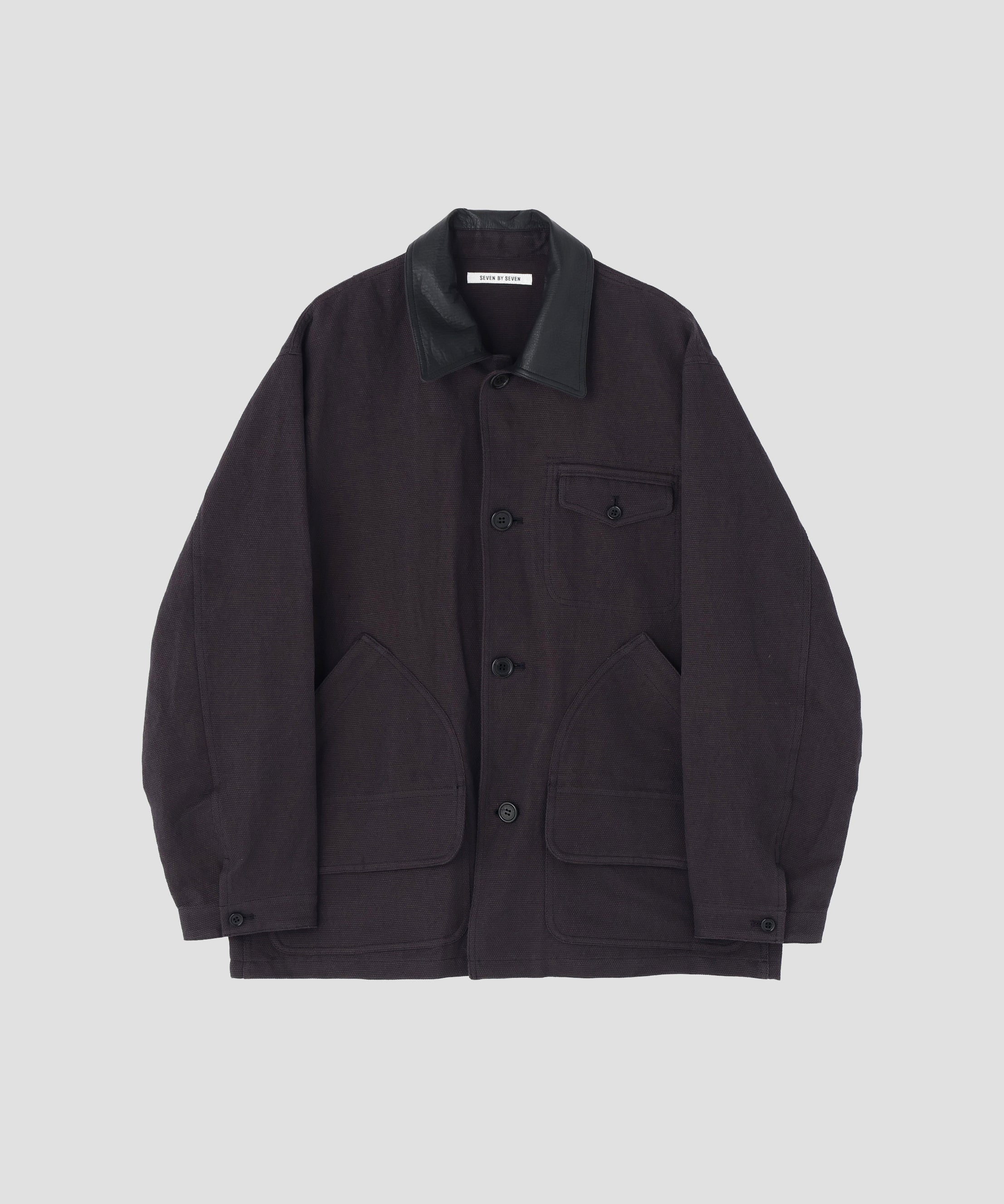 ジャケット・アウター SEVEN BY SEVEN HUNTING COVERALL JACKET L COVERALL JACKET ‐Linen Cotton mesh‐ | SEVEN BY SEVEN