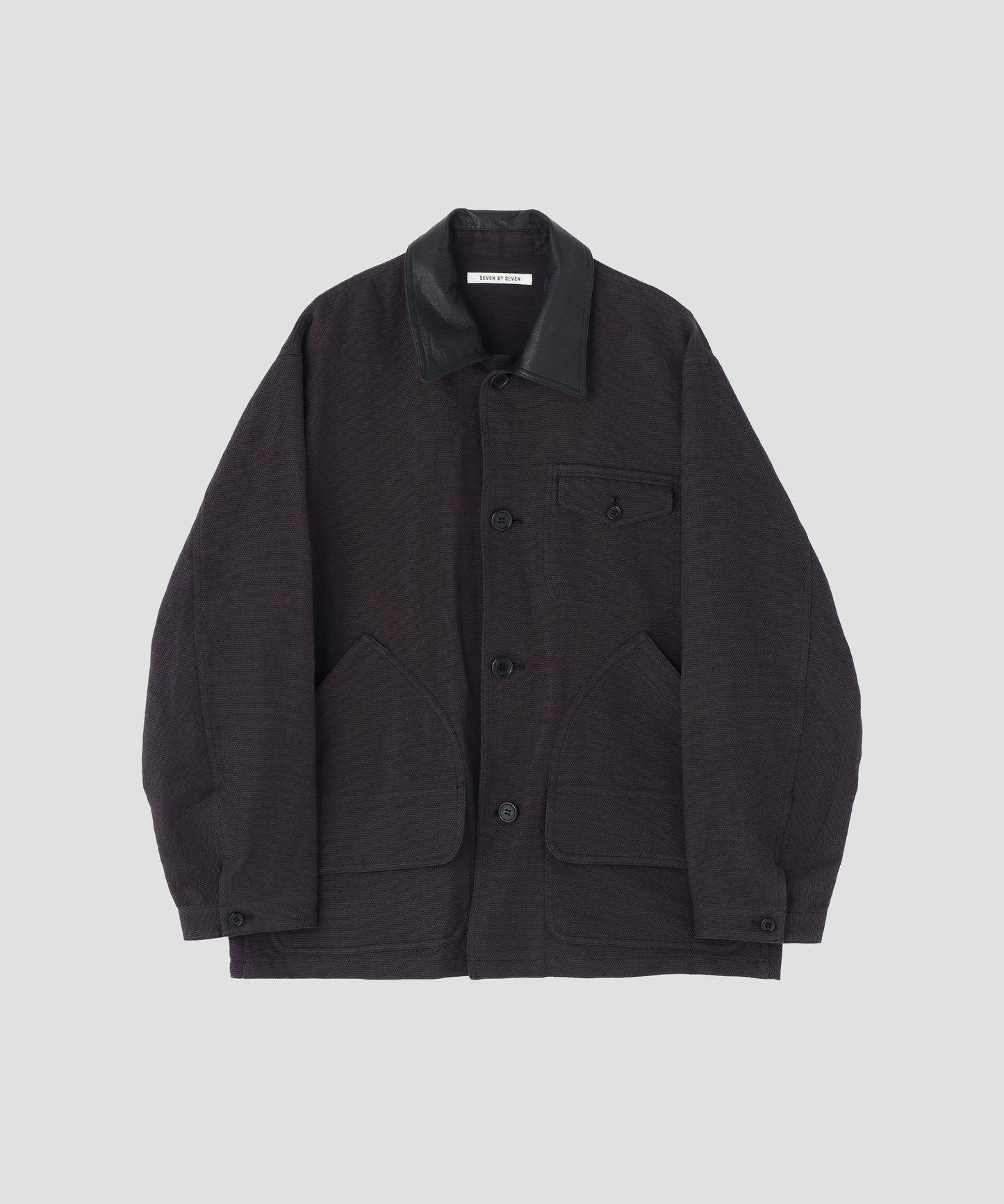 COVERALL JACKET ‐Linen Cotton mesh‐