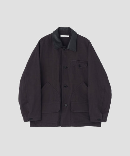 COVERALL JACKET ‐Linen Cotton mesh‐