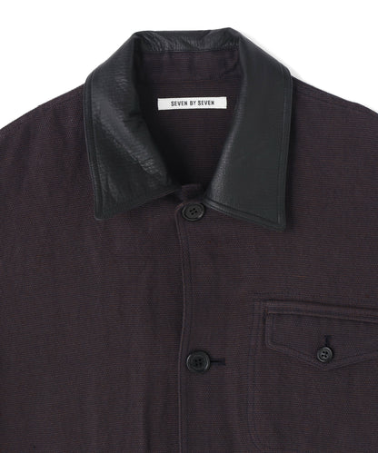 COVERALL JACKET ‐Linen Cotton mesh‐