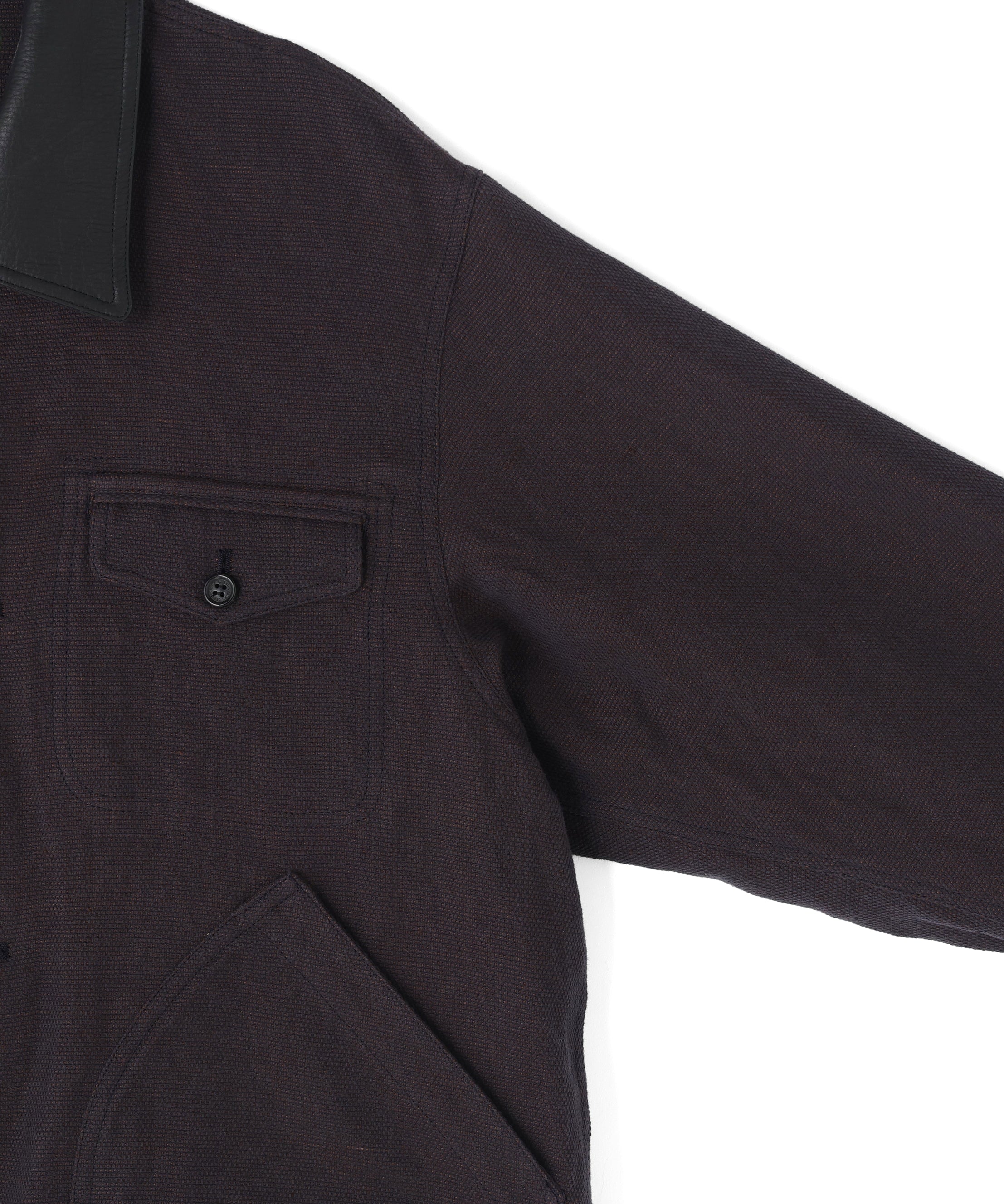 COVERALL JACKET ‐Linen Cotton mesh‐ | SEVEN BY SEVEN