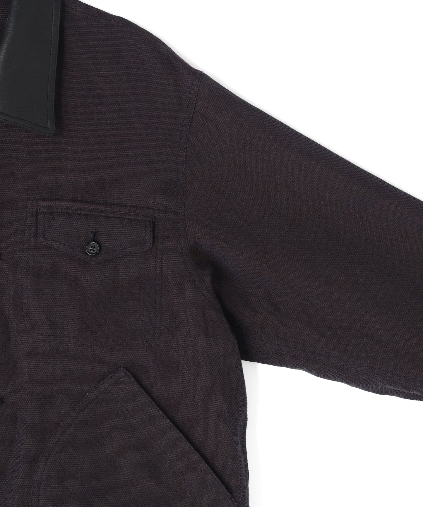 COVERALL JACKET ‐Linen Cotton mesh‐