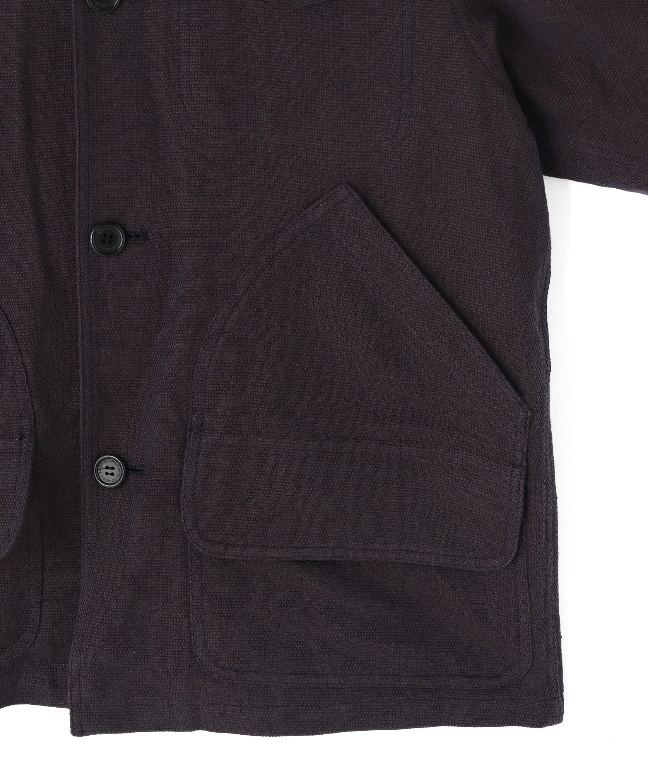 COVERALL JACKET ‐Linen Cotton mesh‐ | SEVEN BY SEVEN