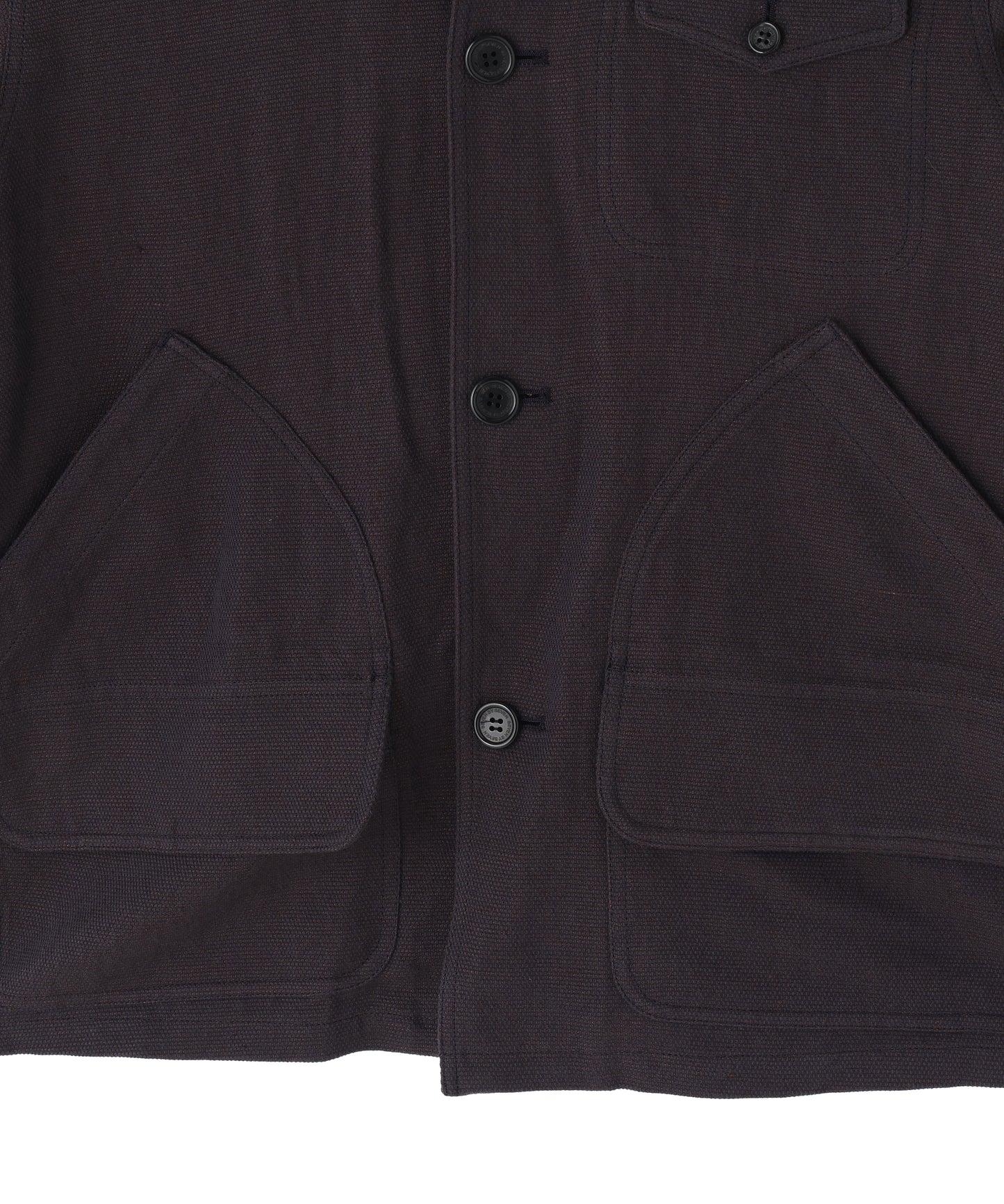 COVERALL JACKET ‐Linen Cotton mesh‐