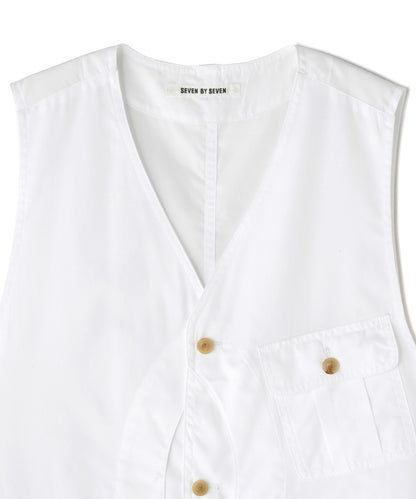 HALFMOON POCKET HUNTING VEST ‐120 thread count broad‐