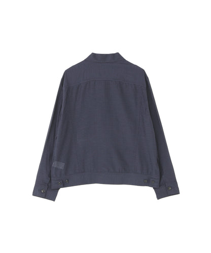 【Lee/SEVEN BY SEVEN】 SHEER COWBOY JACKET ‐Gingham Check Indian fabric‐