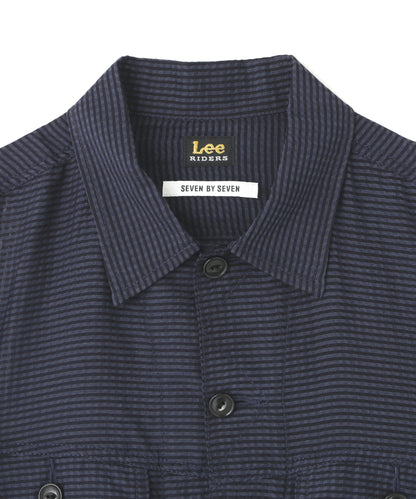 【Lee/SEVEN BY SEVEN】 SHEER COWBOY JACKET ‐Gingham Check Indian fabric‐