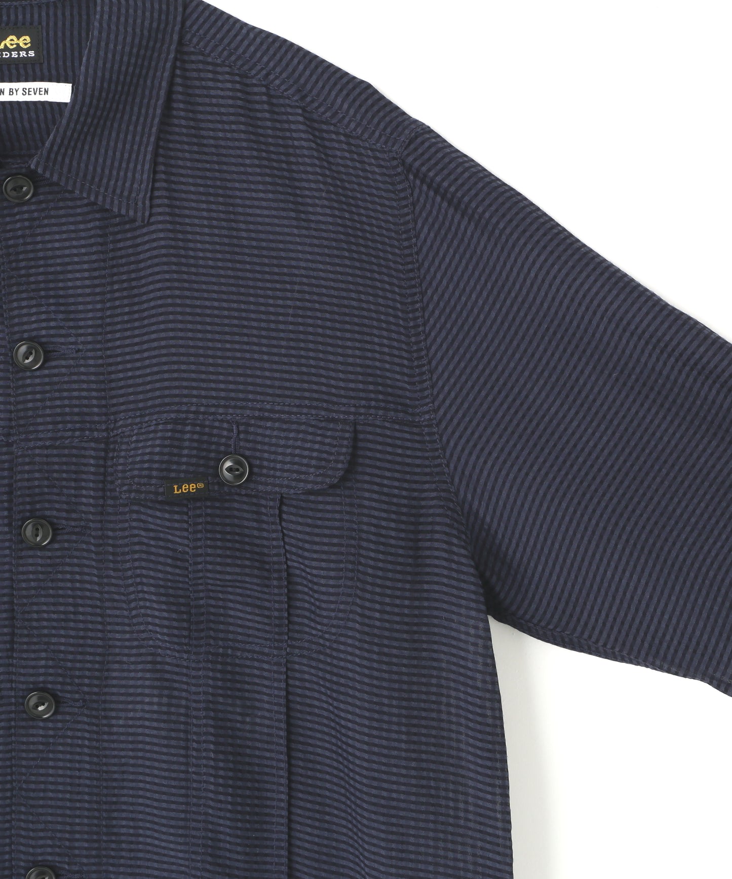 【Lee/SEVEN BY SEVEN】 SHEER COWBOY JACKET ‐Gingham Check Indian fabric‐
