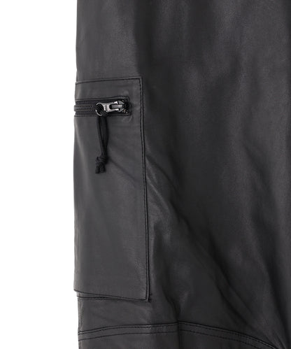LEATHER MILITARY PANTS <Type：MARS LEVEL5> -Extra thin Sheep leather-
