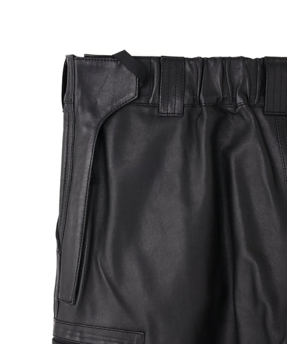 LEATHER MILITARY PANTS <Type：MARS LEVEL5> -Extra thin Sheep leather-