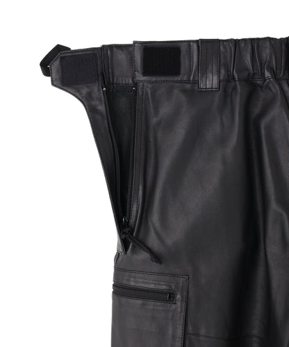 LEATHER MILITARY PANTS <Type：MARS LEVEL5> -Extra thin Sheep leather-
