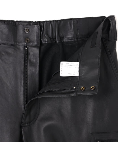 LEATHER MILITARY PANTS <Type：MARS LEVEL5> -Extra thin Sheep leather-