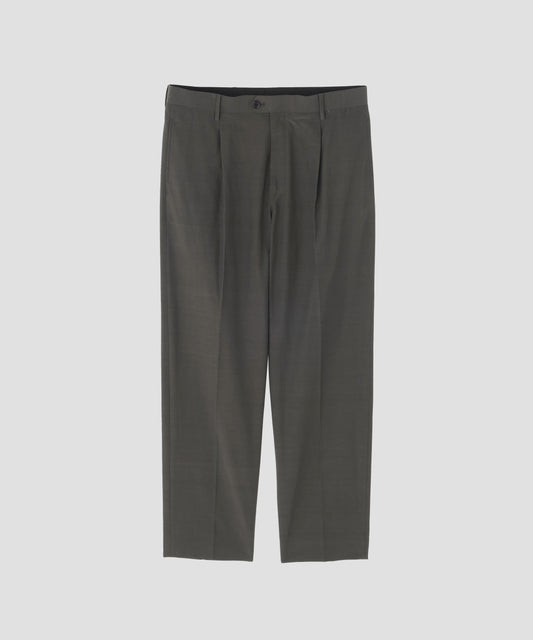 ONE TUCK TROUSERS ‐Double Face Cotton Silk‐