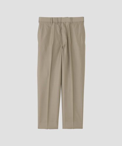 TAPERED TROUSERS ‐High density Wool Silk‐