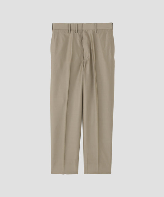 TAPERED TROUSERS ‐High density Wool Silk‐