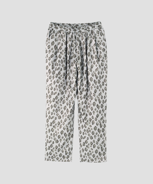 TUCK EASY PANTS ‐Leopard Print‐