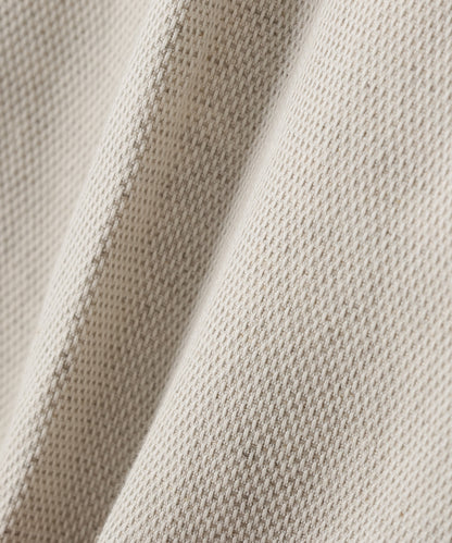 ONE TUCK CASUAL PANTS ‐Linen Cotton mesh‐