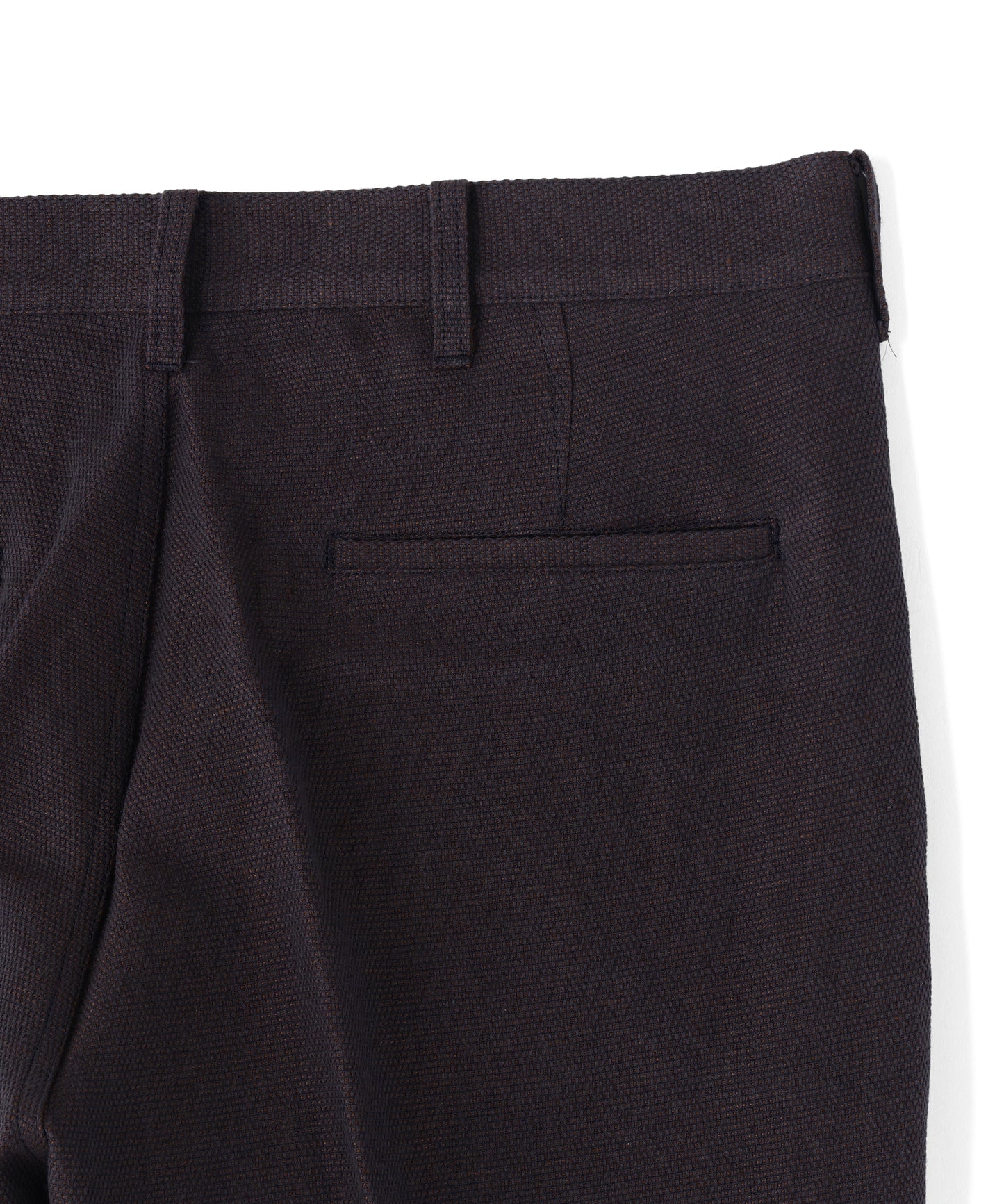 ONE TUCK CASUAL PANTS ‐Linen Cotton mesh‐