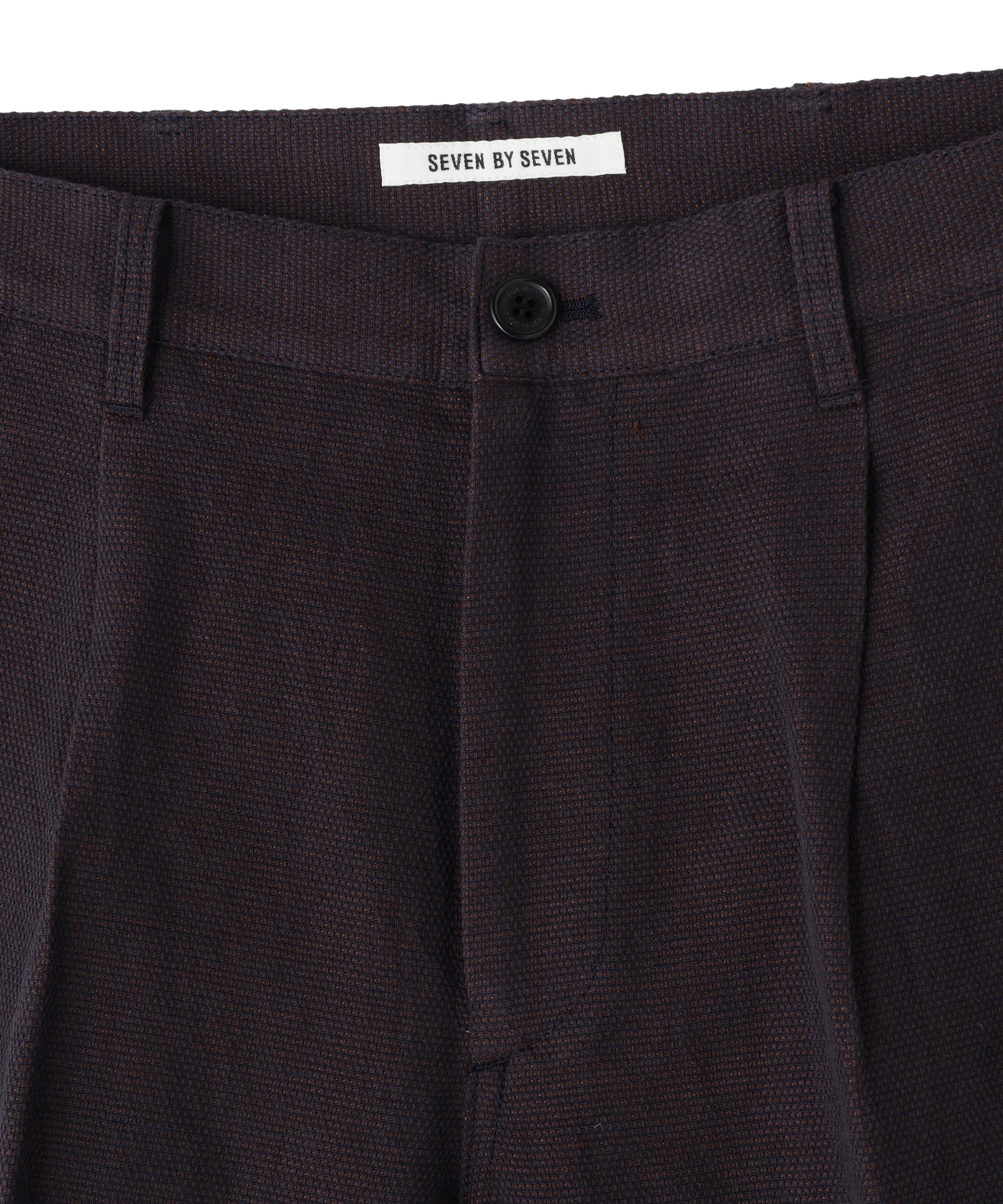 ONE TUCK CASUAL PANTS ‐Linen Cotton mesh‐ | SEVEN BY SEVEN