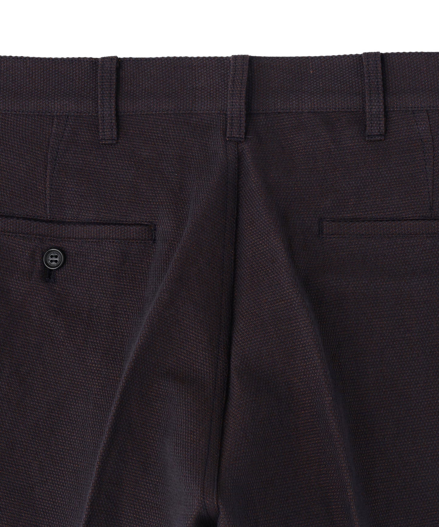 ONE TUCK CASUAL PANTS ‐Linen Cotton mesh‐