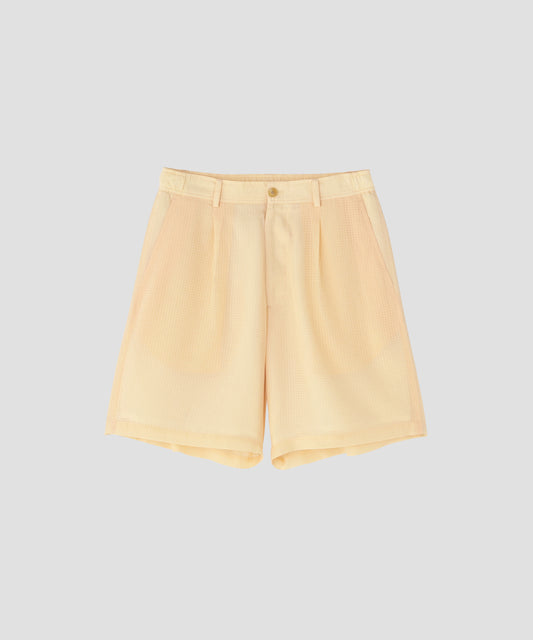 SHEER EASY SHORT PT-Gingham Check Indian